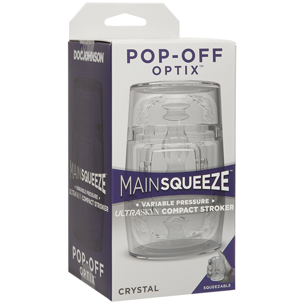 Main Squeeze-Pop-Off Optix Blue Stroker