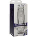 Main Squeeze-Pop-Off Optix Clear Stroker