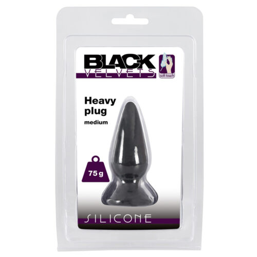 Black Velvets-Butt Plug Medium 75gr.