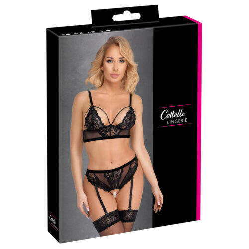 C.C. Lingerieset Zwart Large