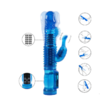 Dtc-Rabbit Vibrator 21 Cm - Blauw