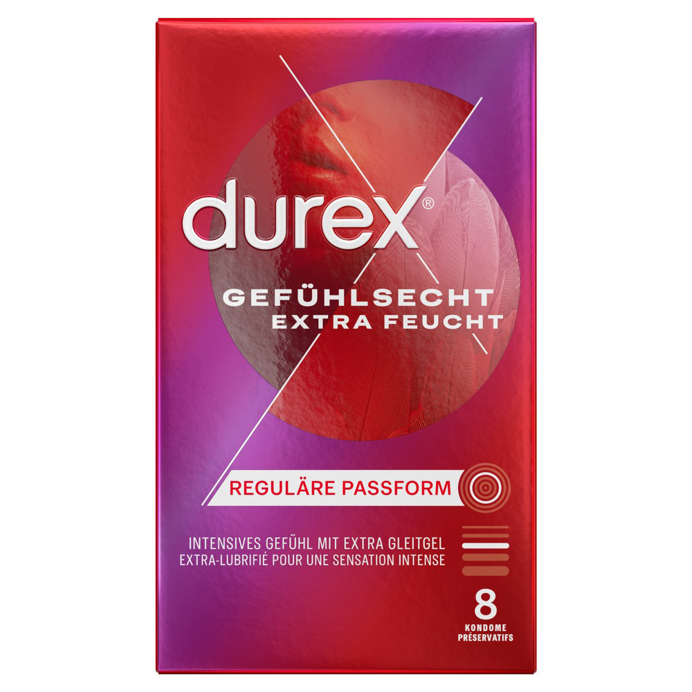 Durex Gefhlsecht Extra Feucht 8 St