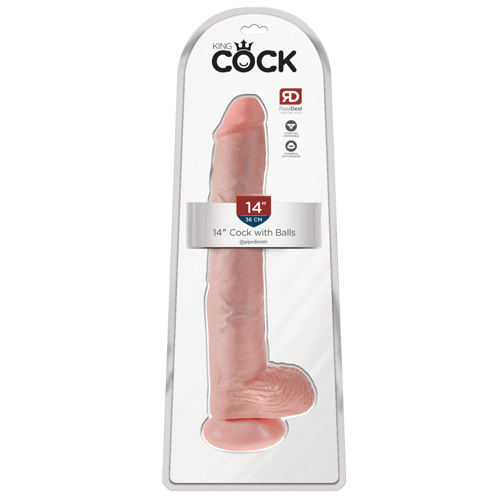 King Cock-Cock With Balls 14"