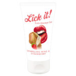 Lick-It-Erotic Massage Gel Wine & Strawberry