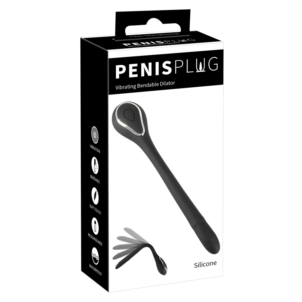 Penisplug-Vibrating Bendable Dilator