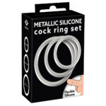 Y2t-Metallic Silicone Cockring Set