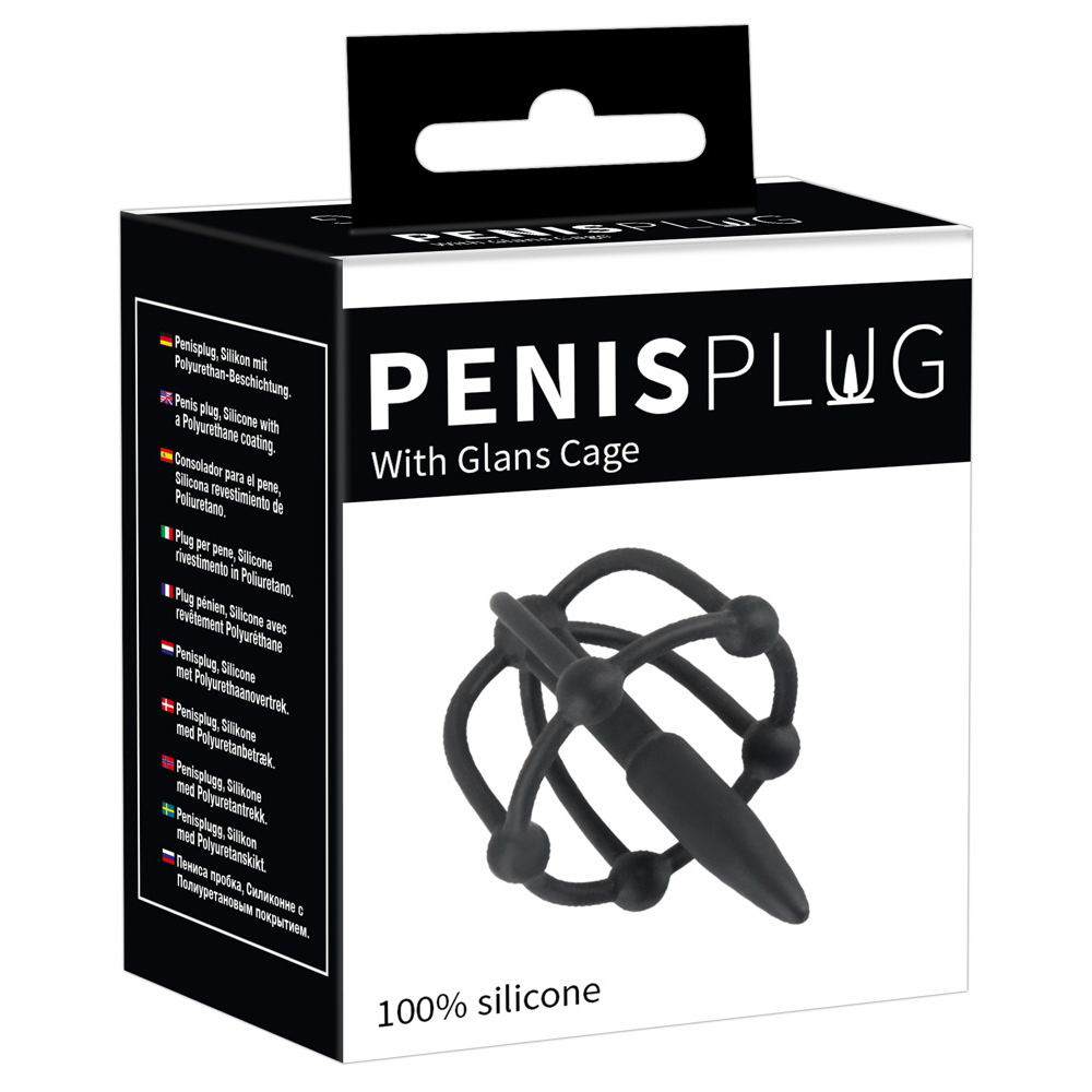 Y2t-Penis Plug With Glans Cage