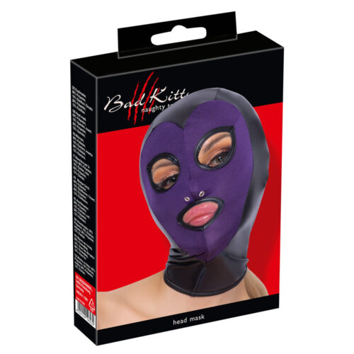 Bad Kitty-Hoofdmasker Lila