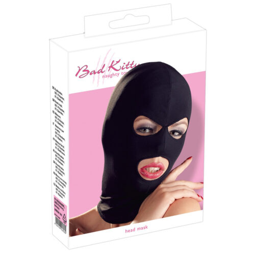 Bad Kitty-Hoofdmasker Zwart