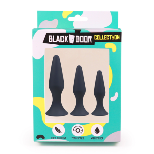 Blackdoor-Anaal Pluggen Set 3 Delig