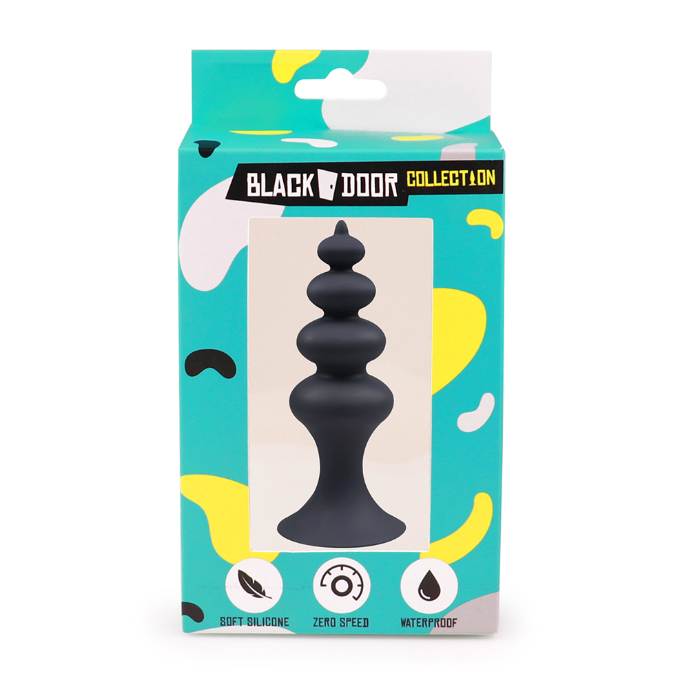 Blackdoor-Zuignap Buttplug Met Brede Druppel