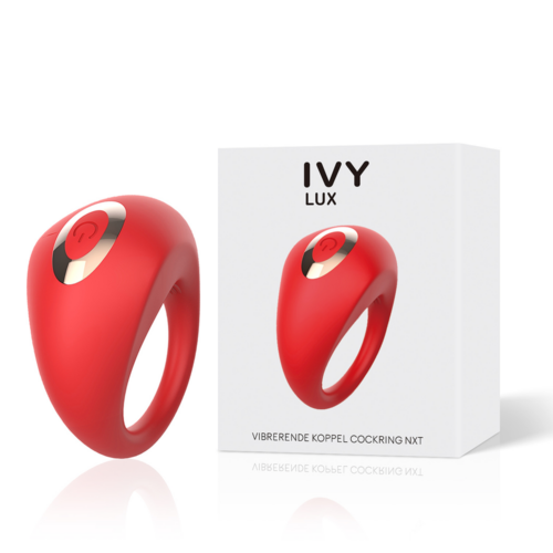 Ivy Lux-Vibrerende Cockring NXT Rood