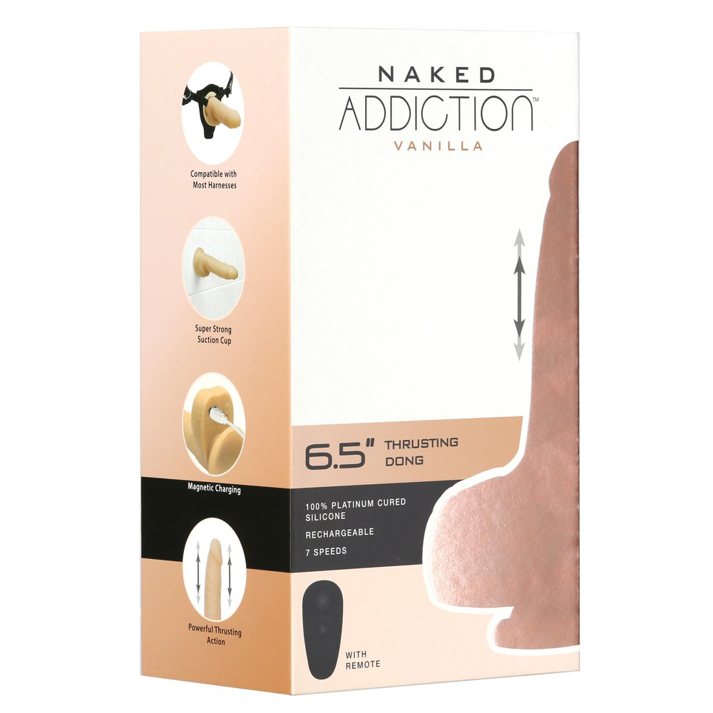 Naked Addiction-6,5" Thrusting Dong Rc