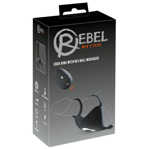 Rebel-Cock Ring With Rc Ball Massager