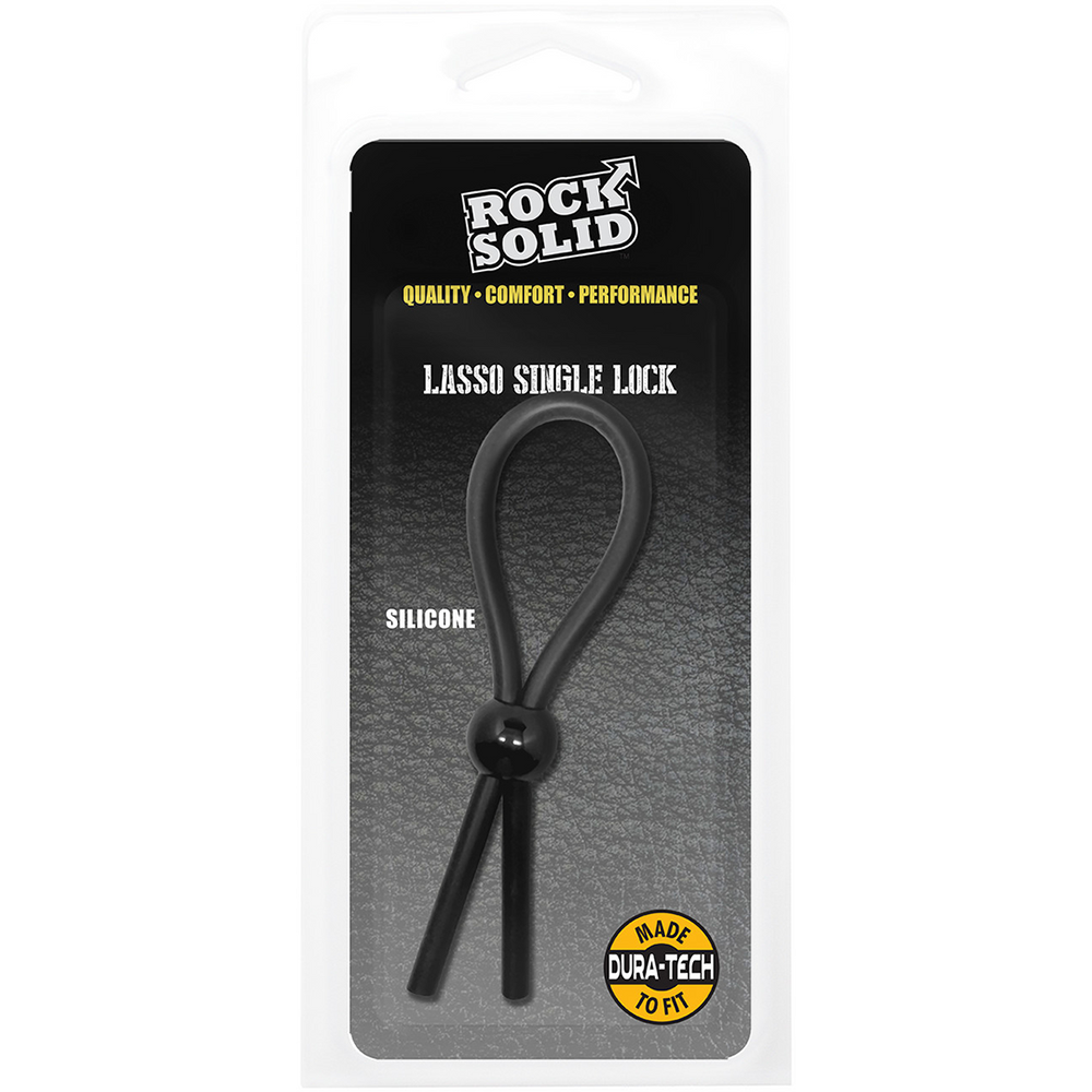 Rock Solid-Lasso Single Lock - Cockstrap Black