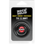 Rock Solid-The 2X Donut - Cockring Zwart