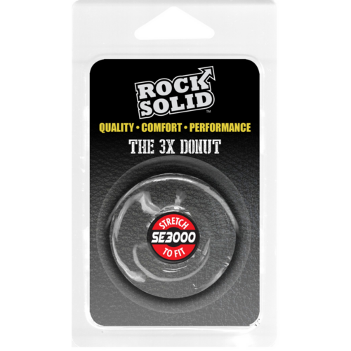 Rock Solid-The 3X Donut - Cockring Crystal