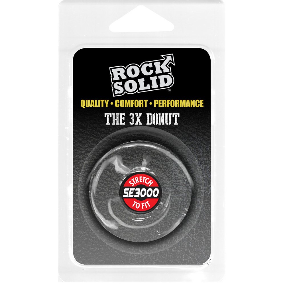 Rock Solid-The 3X Donut - Cockring Crystal