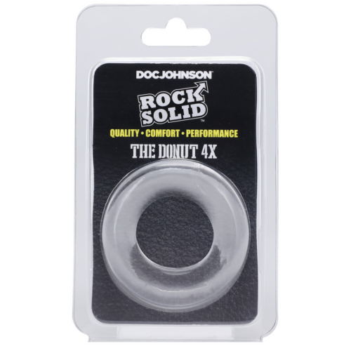 Rock Solid-The Donut 4X - Cockring Crystal