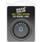 Rock Solid-The Silicone 3 Snap - Cockring