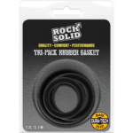 Rock Solid-Tri-Pack Rubber Gasket - Cockring Set