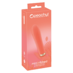 Y2t-Peachy Mini Ribbed Vibrator