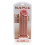 RealRock-Extra Thick Straight without Balls 10" / 25,4 cm - Flesh